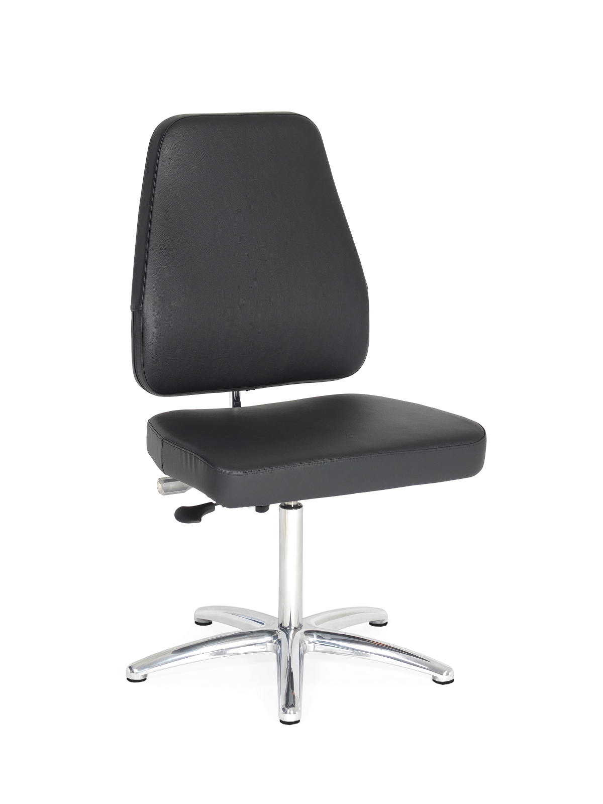 k-xxl-drehstuhl_esd_kl-schwarz_gleiter_vorne Perfekt XXL ESD