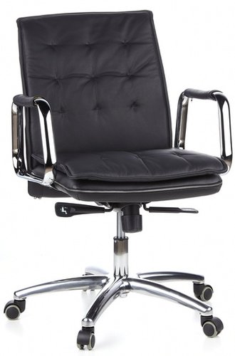 600930__1 Bürostuhl VILLA - Nappaleder