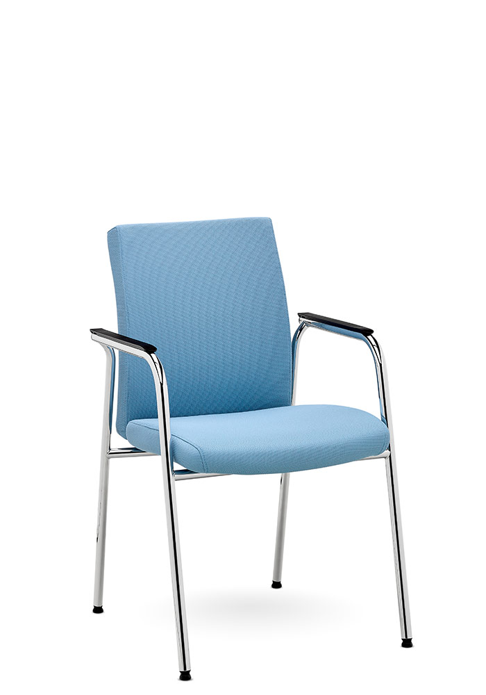 Optima-Polsterstuhl-Vollpolster-Besucherstuhl-Armlehnenstuhl Polsterstuhl OPTIMA