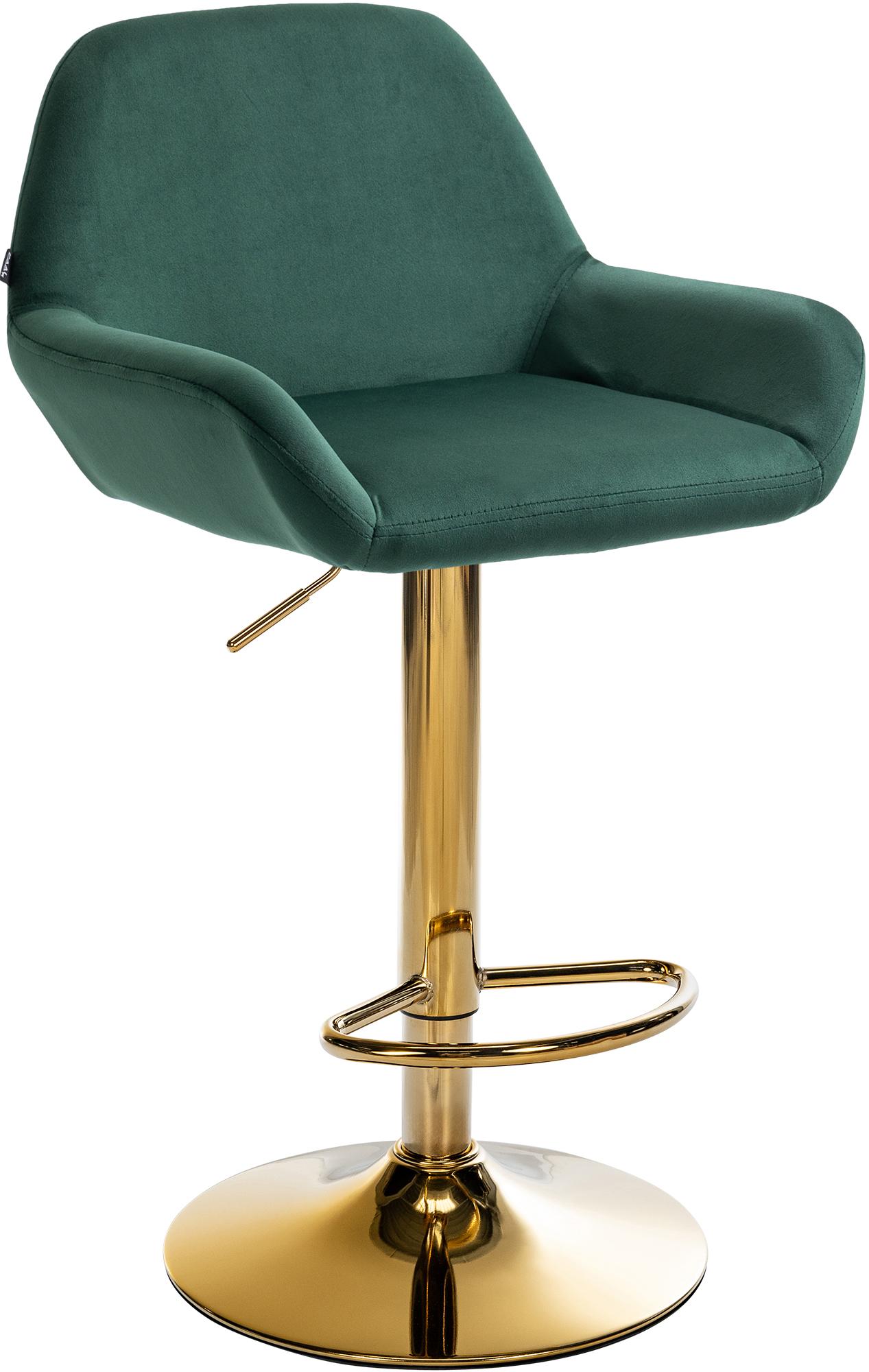 Barhocker Braga Samt | Gold | viele Farben Barhocker Braga Samt | Gold | viele Farben