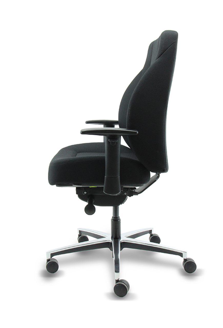 BigSon 24h Arbeitsstuhl XXL | Ergonomischer Leitstellenstuhl bis 200 kg für Schichtbetrieb