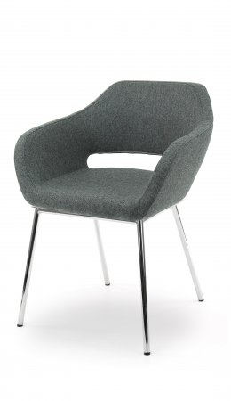 F70lmiddengrijsChroom CW70 Wollfilz Fenice
