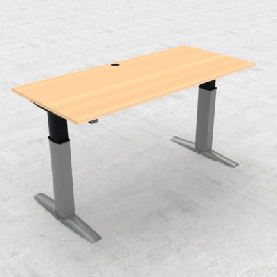 Höhenverstellbarer Schwerlastschreibtisch